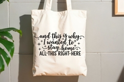 And This Is Why I Wanted To Stay Home Svg, Introvert Svg. Product Image 9