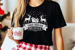 This House Believes Svg, Believe In Santa Svg, Christmas Svg Product Image 6