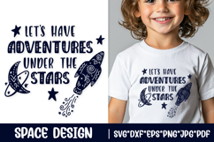 Outer Space Quote SVG. Baby Boy T-Shirt PNG Clipart. Product Image 1