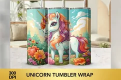 20 Png Unicorn Tumbler Wrap Sublimation Product Image 5
