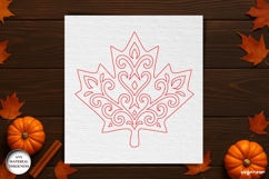 Autumn Leaves Coasters SVG Bundle | Drink Coaster | SVG Product Image 14