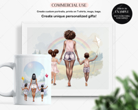 Vacation with Mom Clipart Portrait Creator Product Image 7