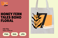 Honey Fern Tales Boho Floral Monogram Product Image 1