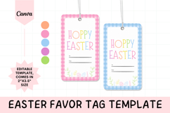 Editable Easter Hang Tag Canva Template - 2 Product Image 1