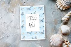 Watercolor Whale Seamless Patterns Product Image 8