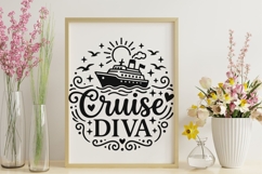 Cruise Diva Svg, Cruise Ship Svg, Girls Cruise Svg. Product Image 9