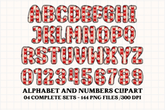 Valentines Day Seamless Patterns, Valentines doodle letters Product Image 3