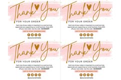 Thank you card for small business pink template Canva 3 Product Image 3