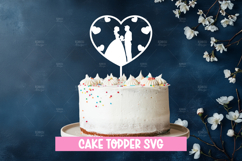 23 Wedding cake topper, Paper Cut, Wedding SVG Product Image 9