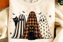 Retro Halloween PNG, Summerween Ghost Design, Spooky Season Product Image 4