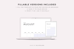 2030 Monthly Calendar Printable &amp; Fillable, A4/Letter Size Product Image 8