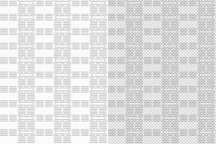 10 outline seamless vector patterns Product Image 8