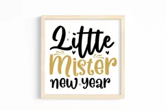 Little mister new year SVG, Happy New Year SVG Product Image 3