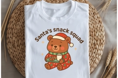 Bear snack squad png design for T-shirts Product Image 5