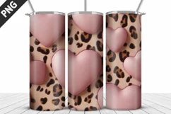 Valentines Love Skinny Tumbler PNG Wrap| Valentines Tumbler Product Image 5