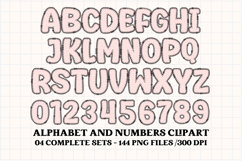Makeup Alphabet png clipart, makeup beauty letters doodle Product Image 2