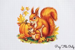 Woodland Animals Clipart Bundle PNG Product Image 9