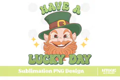 Happy St Patrick's Day PNG DTF Irish Lucky Leprechaun Beer Product Image 1