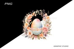Easter Clipart, Easter Egg Clipart, Easter Bunny Png Product Image 1