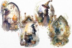 Halloween clipart, Witch clipart, Autumn clipart Product Image 3