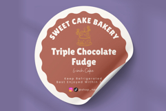 Bakery Label Sticker Template Editable Canva Template for Ho Product Image 3