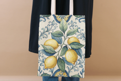 Mediterranean Lemon Watercolor Seamless Pattern Bundle Product Image 8