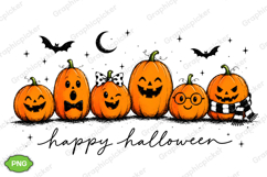Trending Halloween PNG, Spooky Season PNG, Cute Pumpkin PNG Product Image 5