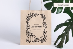 Fall Borders, Autumn Frames, Wedding Frames svg, png, dxf Product Image 8