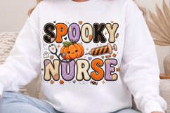 Spooky Nurse PNG, Cute Halloween Stethoscope Sublimation Product Image 7