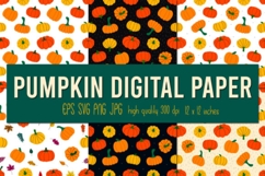 Thanksgiving Day Patterns &amp; Cliparts Bundle Product Image 8