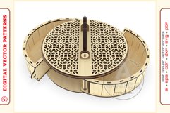 Box Organizer v28 - laser cut file - Glowforge ready SVG Product Image 8