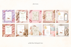 Baby Shower Invitation Canva Mockups Product Image 8
