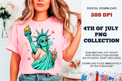 Statue of Liberty PNG | Patriotic Sublimation DTF Product Image 8