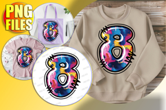8 Doodle Letter Valentine Loving Cheerful Vibe! Product Image 1