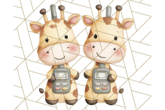 Cute Safari Animal Clipart PNG for Kids, African Wildlife Product Image 4