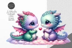 Dragons clipart, Fantasy clipart, Dragon clipart Product Image 1