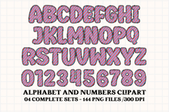 Back to School Alphabet png, letters doodle, school clipart Product Image 2