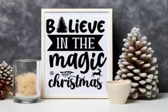 Believe in the magic christmas SVG, Christmas SVG Product Image 3