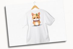 Animals Christmas Watercolor 26 Cliparts Collection Product Image 8