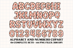 Love Forever Alphabet &amp; Numbers Clipart Set Product Image 2