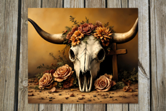 Halloween cow | 4 Skinny tumbler sublimation designs P2 Product Image 4
