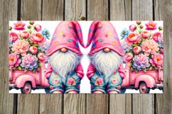 Spring gnome &amp; pions | flowers Mug Sublimation design bundle Product Image 8