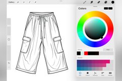 100 Procreate Pants Stamp Brushes Product Image 9