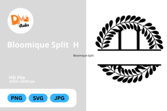 Bloomique Split Monogram Product Image 1
