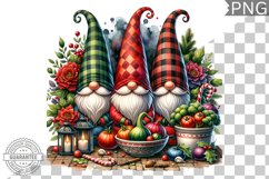 Christmas Gnome Sublimation - Clipart PNG Design Product Image 1