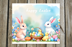 Watercolor Easter | 8 Skinny tumbler sublimation designs Product Image 8