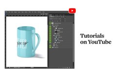 Cylindrical Mug Animated Mockup 11oz Product Image 8