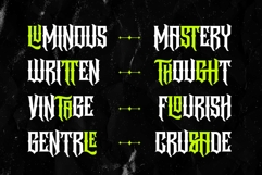 Underock Blackletter Hardcore Typeface Product Image 9