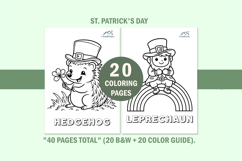 St Patrick's Day Coloring Pages for Kids Product Image 8