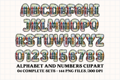 Back to School Alphabet png, letters doodle, school clipart Product Image 2